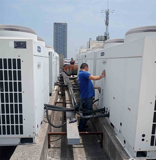 惠安中央空调制热和不制冷系统维修方法